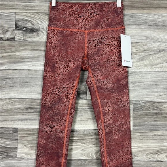lululemon athletica Pants - Lululemon athletica Wunder Train High-Rise Tight 25" size 10 nwt crackle glaze